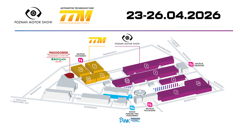 mapa targów
